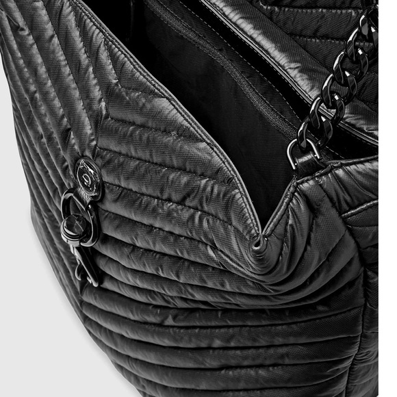 Rebecca Minkoff Edie Nylon Quilted Backpack – Black - Picture 4 of 12